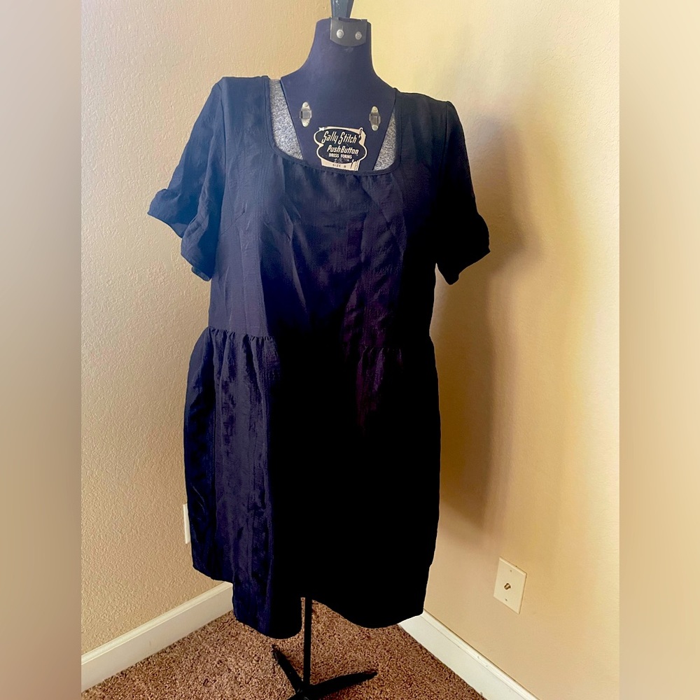 Shein black mini dress
